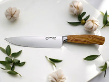 Lade das Bild in den Galerie-Viewer, Kochmesser "Jasmin" - 21cm - Olivenholz