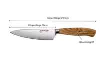 Lade das Bild in den Galerie-Viewer, Kochmesser "Samira" - 16cm - Olivenholz